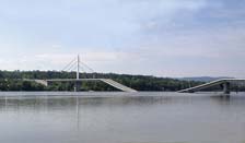 Sloboda Bridge after bombardment