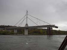 Sloboda Bridge, early phase of reconstruction