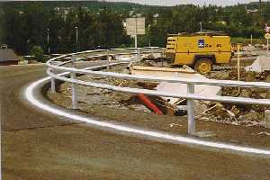 The Pipefence safety barrier from the producer Blue Systems